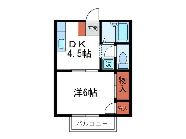 ヒルサイド山手の物件間取画像